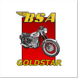 BSA Goldstar Posters and Art